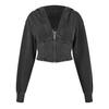 Good American Womens/Ladies Jeanius Crop Hoodie