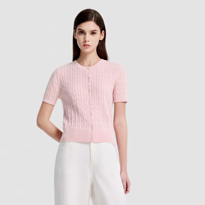 ELLASSAY Women s Cable Knit Sweater S