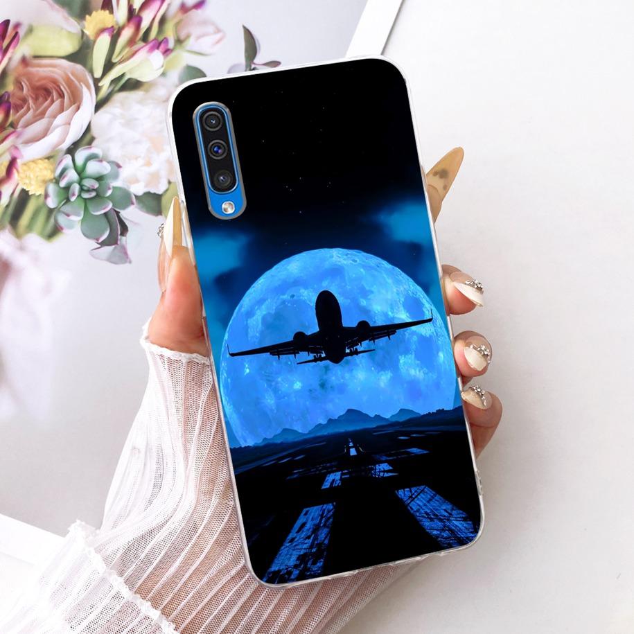 Case For Samsung Galaxy A70 A50 A70S A50S A30S Cover SM-A307F SM-A505F SM-A507F SM-A705F Cool Dragon Lion Cat Cartoon Soft Shell
