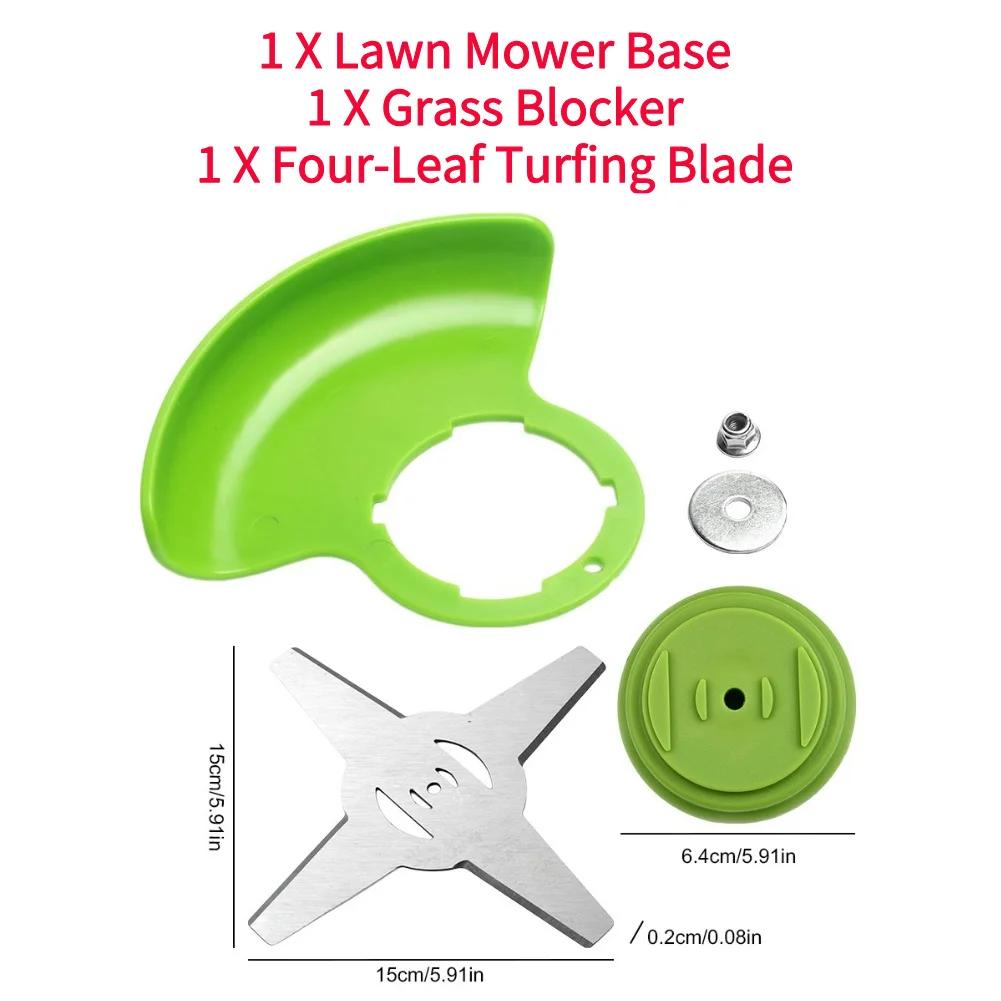 

150MM Lawn Mower Blade Plastic Metal 4inch Grass Trimmer Saw Blade Lawn Cutter Garden Weed Blades for Garden Power Tool