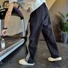 Men's Machete Straight-leg Pants Ruffian Handsome Loose Wide-leg Pants Summer Ice Silk Men's Pants New Casual Pants