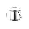 Stainless Steel Ice Bucket Wine Beer Wine Chiller Bottle Coolers Champagnes Barrels Portable Party Home Bar Kitchen Tool
