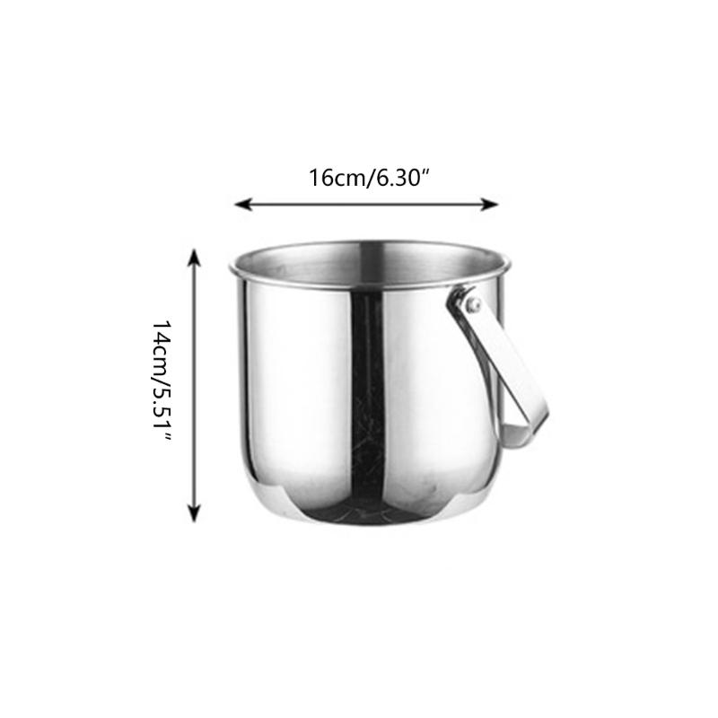 Stainless Steel Ice Bucket Wine Beer Wine Chiller Bottle Coolers Champagnes Barrels Portable Party Home Bar Kitchen Tool