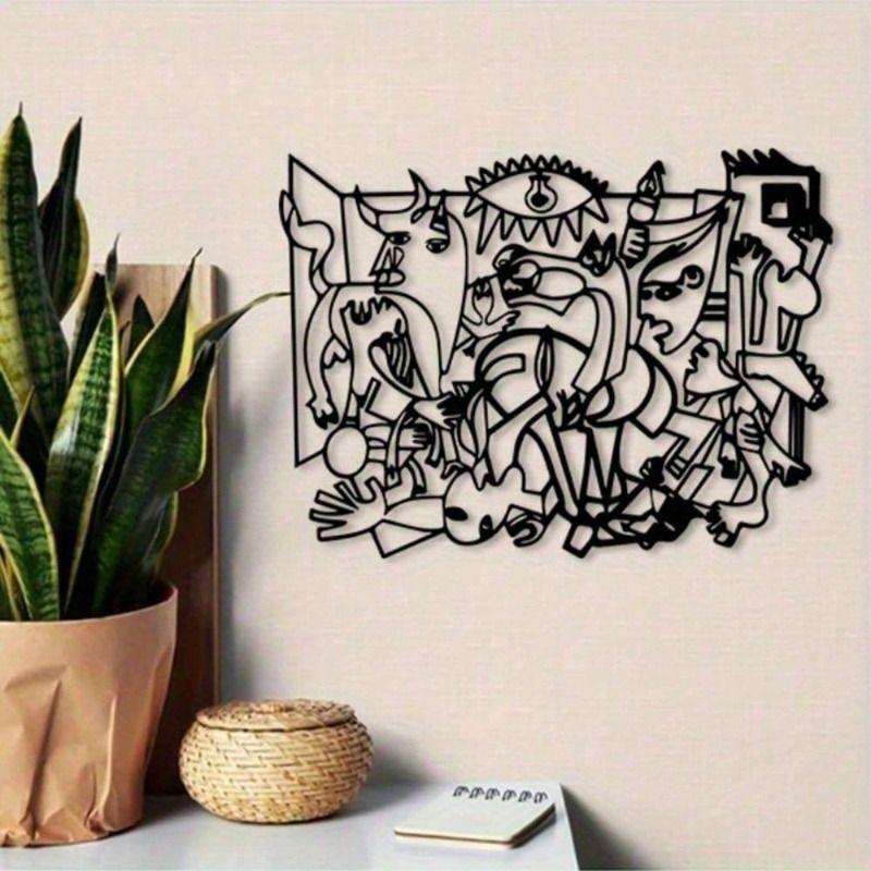 Dekoracja ścienna z żelaza Panel artystyczny metalowy