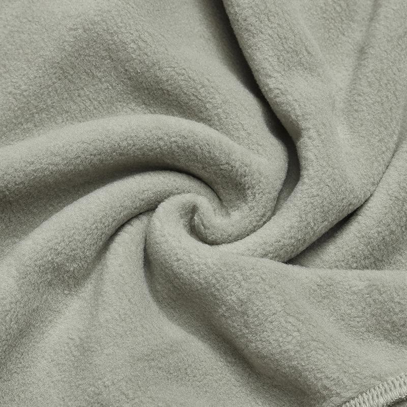 FILA Original Warm Fleece Fashion Retro Classic Trendy Simple Versatile Tapered Knit Casual Pants Men pants Green F51M549601FDK