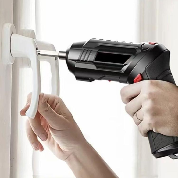 Ergonomic Electric Screwdriver with Adjustable Handle, Perfect for Tight Spaces and Extended Use