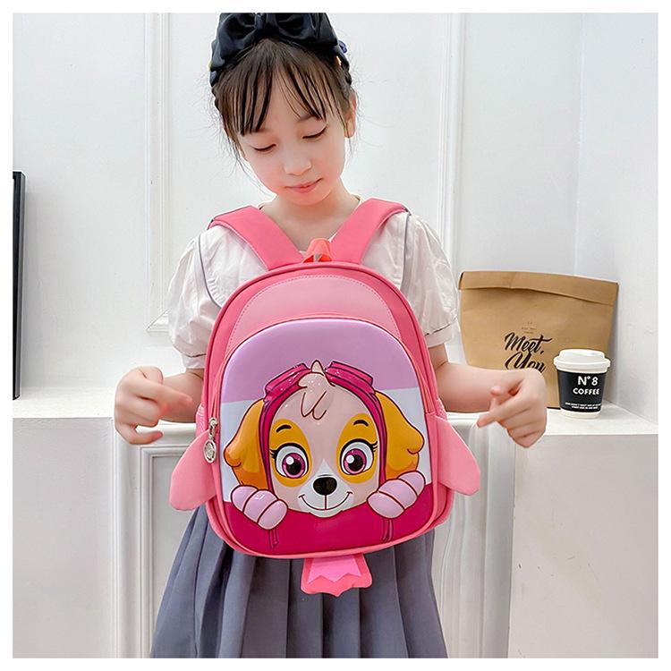 Paw Patrol Kids' Backpack: Cute Cartoon Hard Shell for Boys & Girls, Lightweight, Trendy & Versatile.