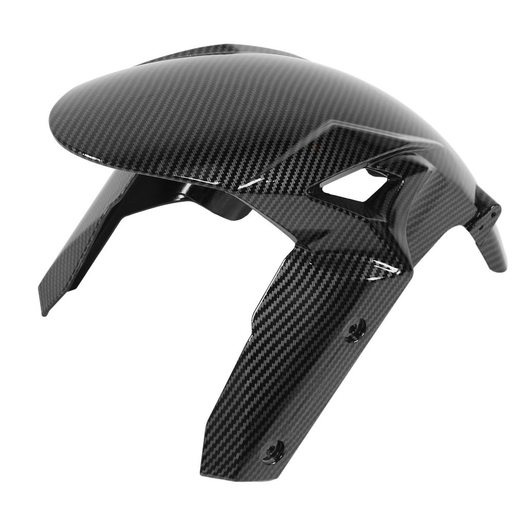 Motorcycle Front Mudguard Carbon Fiber Style Shockproof Wheel Splash Fairing Mud Flap for ZX‑6R 2019 to 2023