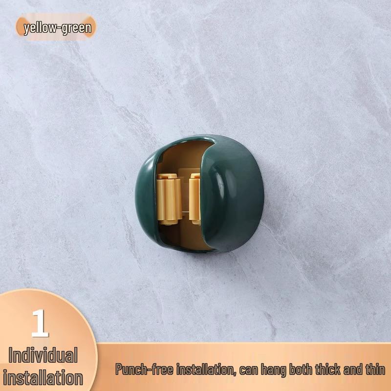 Punch-Free Wall-Mounted Mop and Broom Holder