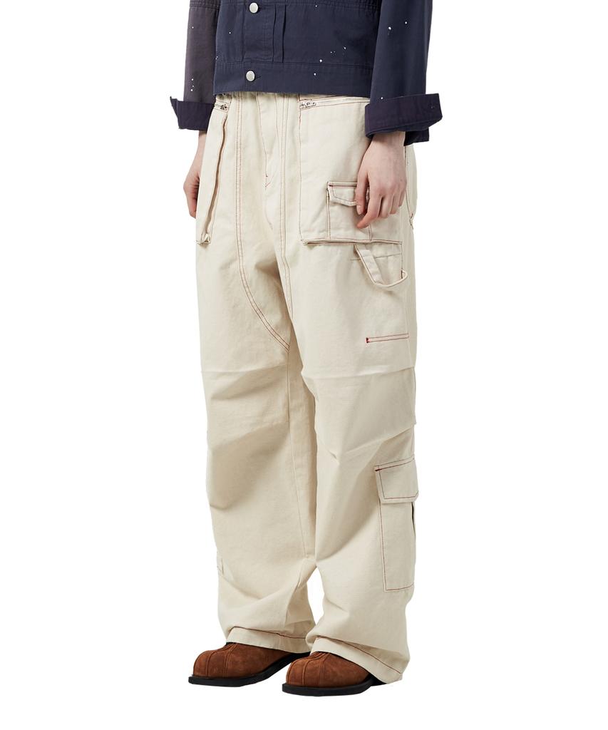 BIG UNION Line Carpenter Pants / Dirty White