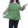 2025 Elegant Yunluo Chiffon Plus Size Flattering Top for Women