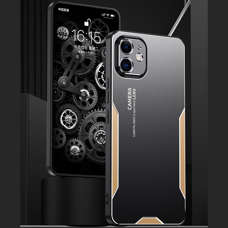 For iPhone 11 Hard Shell Phone Case Anti-Fingerprint Matte Aluminum Alloy Cover