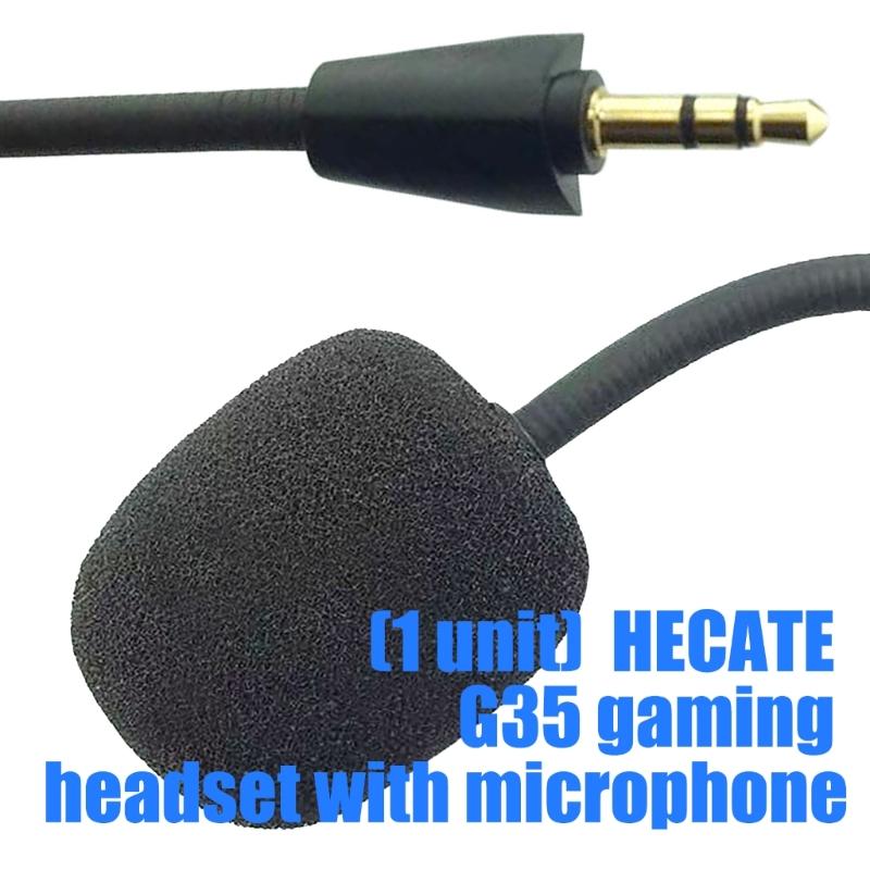 High Compatibility Gaming Headsets Microphone Boom For HECATE G35 Earphone Clear Audios Transmission Quick Installation