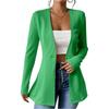 Women's Fashion Casual V-neck Single-button Solid Color Long-sleeved Suit Jacket