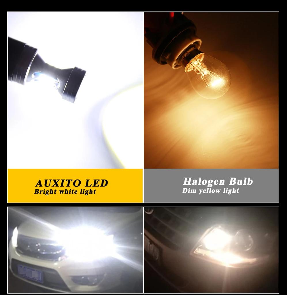 2x PY21W P21/5W 1156 Ba15s 1157 Bay15d 7440 For Car Turn Signal Light 12V 3030chip 10SMD 6000K White Brake Reverse Parking Lamp