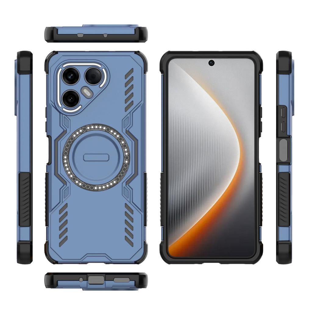 Suitable for Transsion TEC POVA1 Butterfly Nail Magnetic Induction New Mobile Phone Case TEC POVA 1 Anti-drop Mobile Phone Case