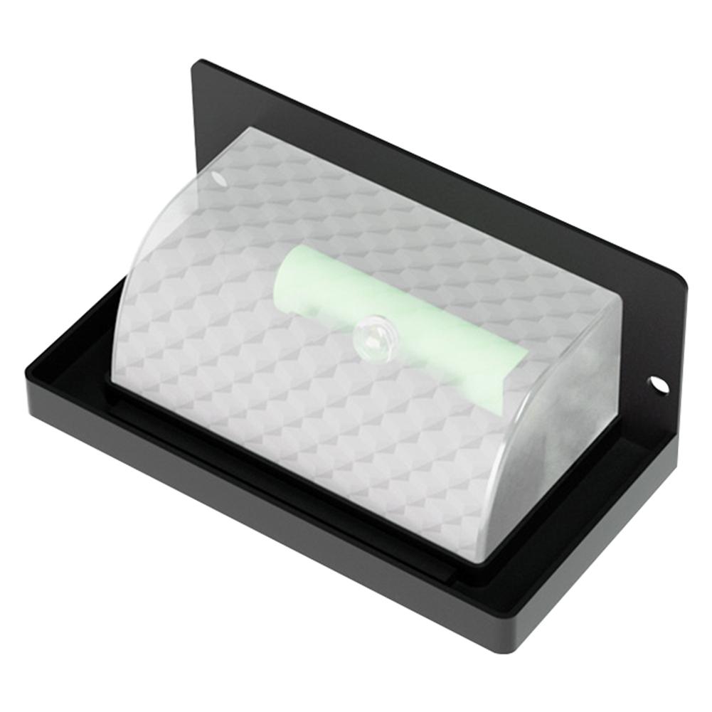 4Pcs Solar Stair Fence Light Solar Step Lamp IP65 Waterproof Yard Garden Stair Lamp Solar Wall Lamp for Courtyards Pathway Patio