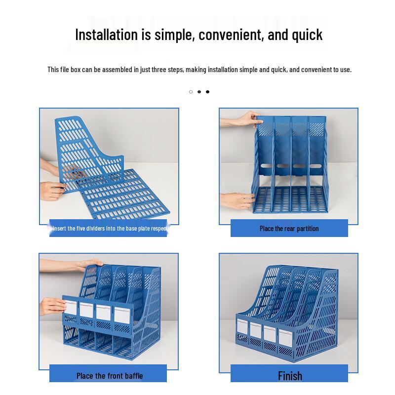 Deli 4-Tier Desktop File Organizer