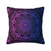 Colorful Lotus Mandala Cushion Cover 40x40cm Velvet Buddhism Flower Throw Pillow Case for Sofa Square Pillowcase Decoration