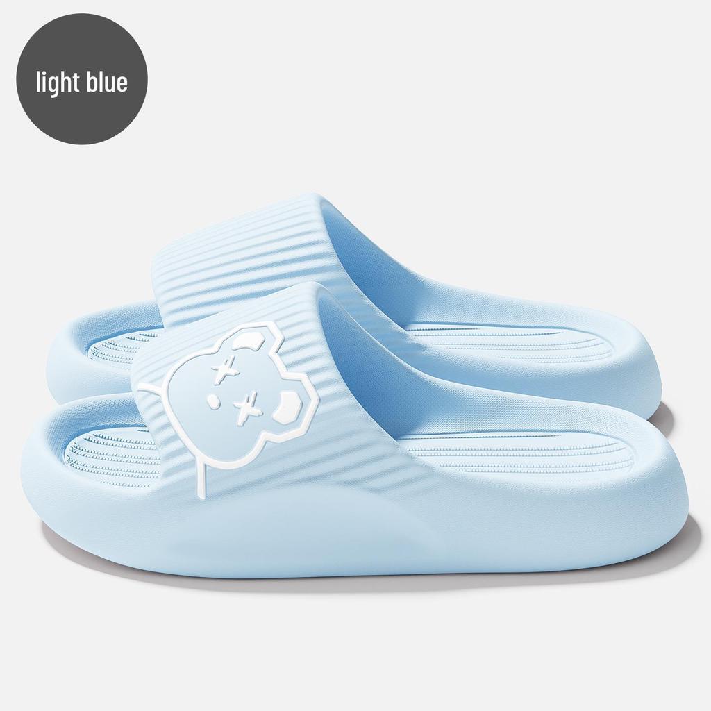 Children's Cartoon Bear Summer Slippers: Cute, Cool Design for Boys and Girls.