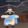 Jesus Plush Baby Soothing Breathing Toy Jesus Doll Plush Toy Four-Gear Adjustment Children Music Sleep Companion Toy Kids Xmas G