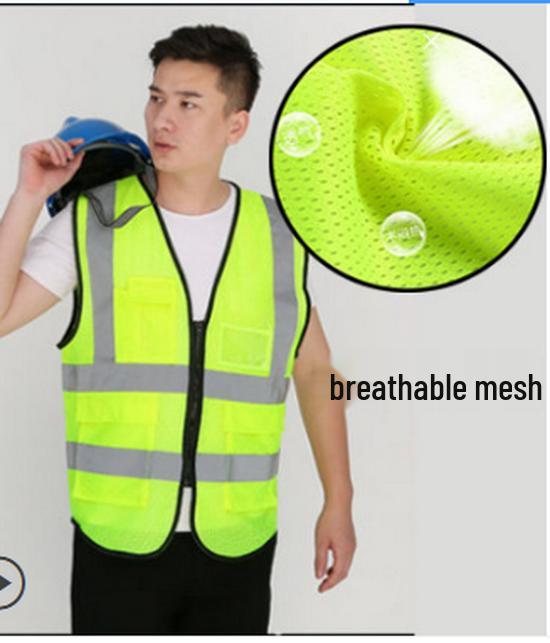 Reflective Safety Vest for Construction and Night Riding