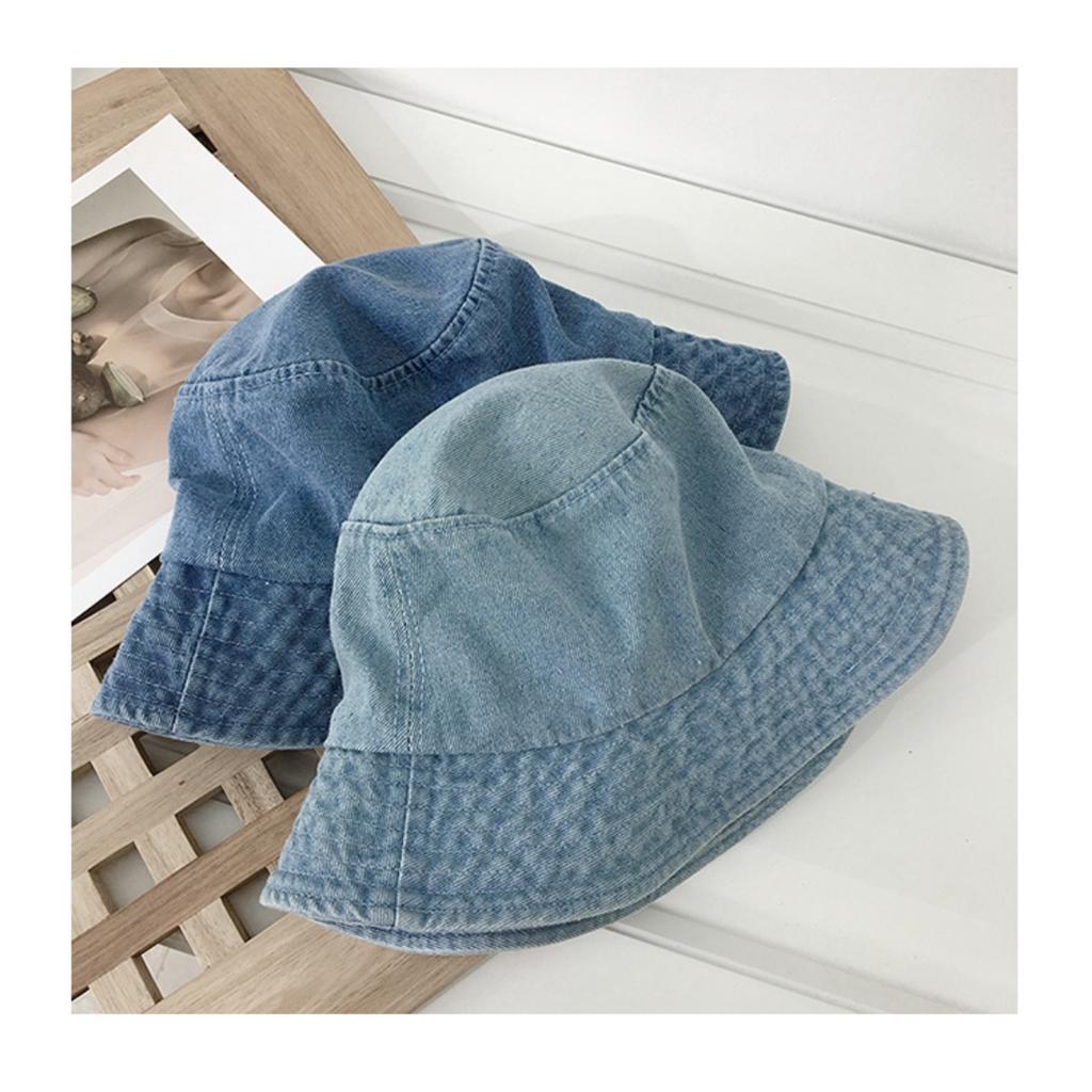 Korean Version of The Large-brimmed Cowboy Fisherman Hat Men and Women, Thin Section Ins Japanese Shade Face Sun Hat Sunscreen Basin Hat Tide