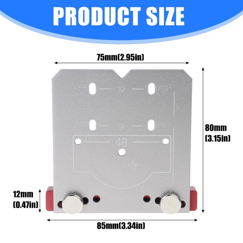 Woodworking Concealed Hinge Jig Kits 35mm Hinge Hole Template Jig Woodworking Drilling Locator Hole Cutter Guide