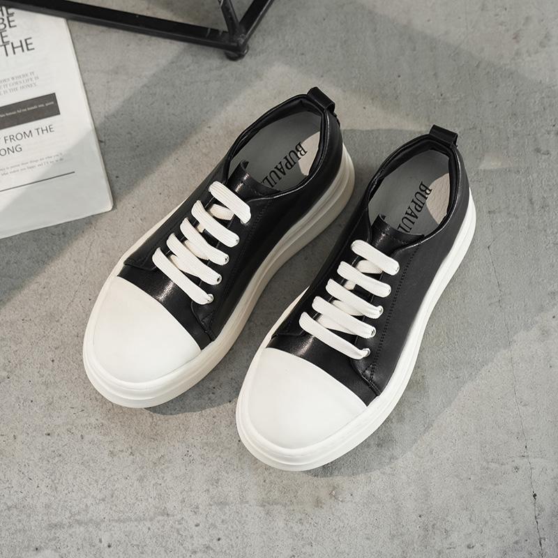 Fashion Genuine Leather Men's Upscale Casual Shoes Comfortable Vulcanize Shoes Luxury Brand Male Skateboard Footwear Versatile Sneakers