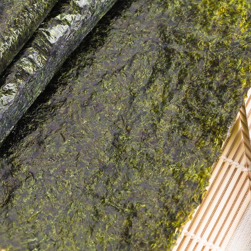 Folhas de Alga Nori Boli com Esteira de Bambu