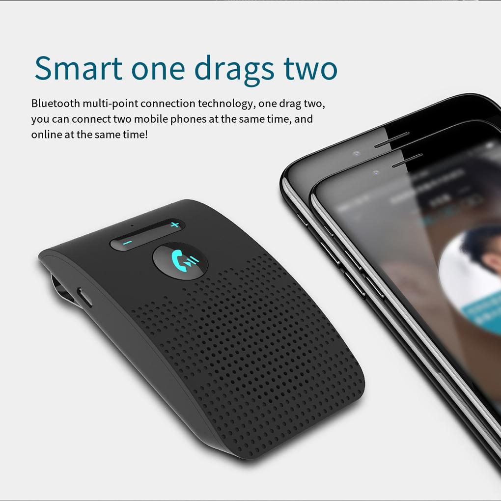 Wireless Speakerphone Bluetooth Car Audio Hands-free Speakerphone Bluetooth-compatible Handsfree Car Kit MP3 Player
