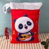 Cartoon Cute Waterproof Wet/Dry Separation Storage Bag (25x35cm) for Travel and Clothing