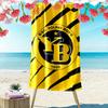 BSC Young Boys Print Beach Towel, Large Soft Quick Dry Towel for Beach Camping Swimming