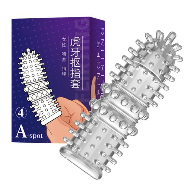 Sex Toys Silicone Finger Sleeve Vibrator G Spot Massage Vagina Strapon Clitoris Stimulator For Women Adults Female Masturbation