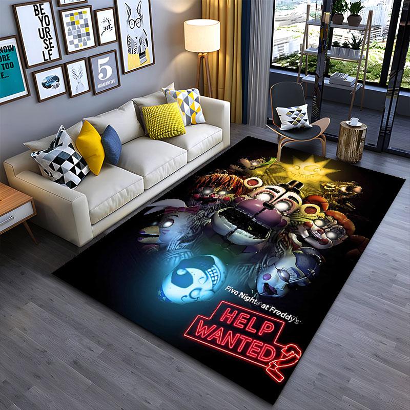 "Five Nights at Freddy's Carpet" suitable as a non-slip mat for the living room or bedroom sofa