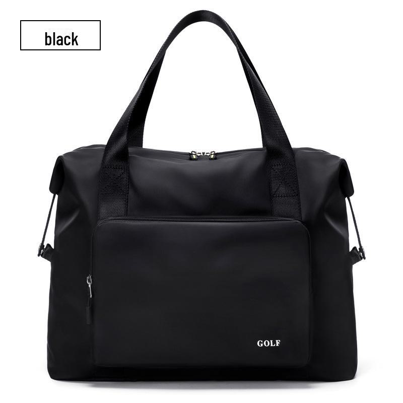 Men's Large Capacity Golf Travel Bag - Foldable Sports Fitness Bag with Dry/Wet Separation
