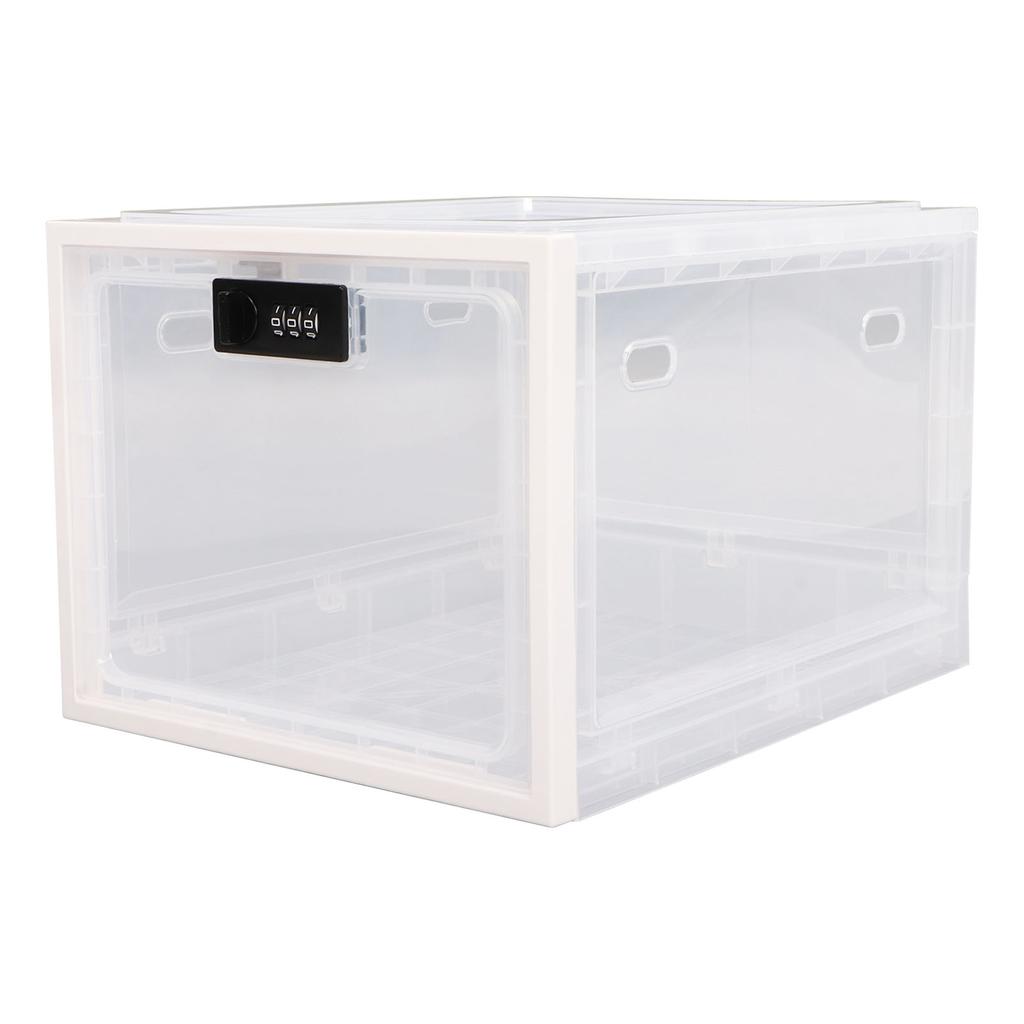 Lock Box Clr Food Storage Container Medicine Case with 3 Digit Combination Lock for Home