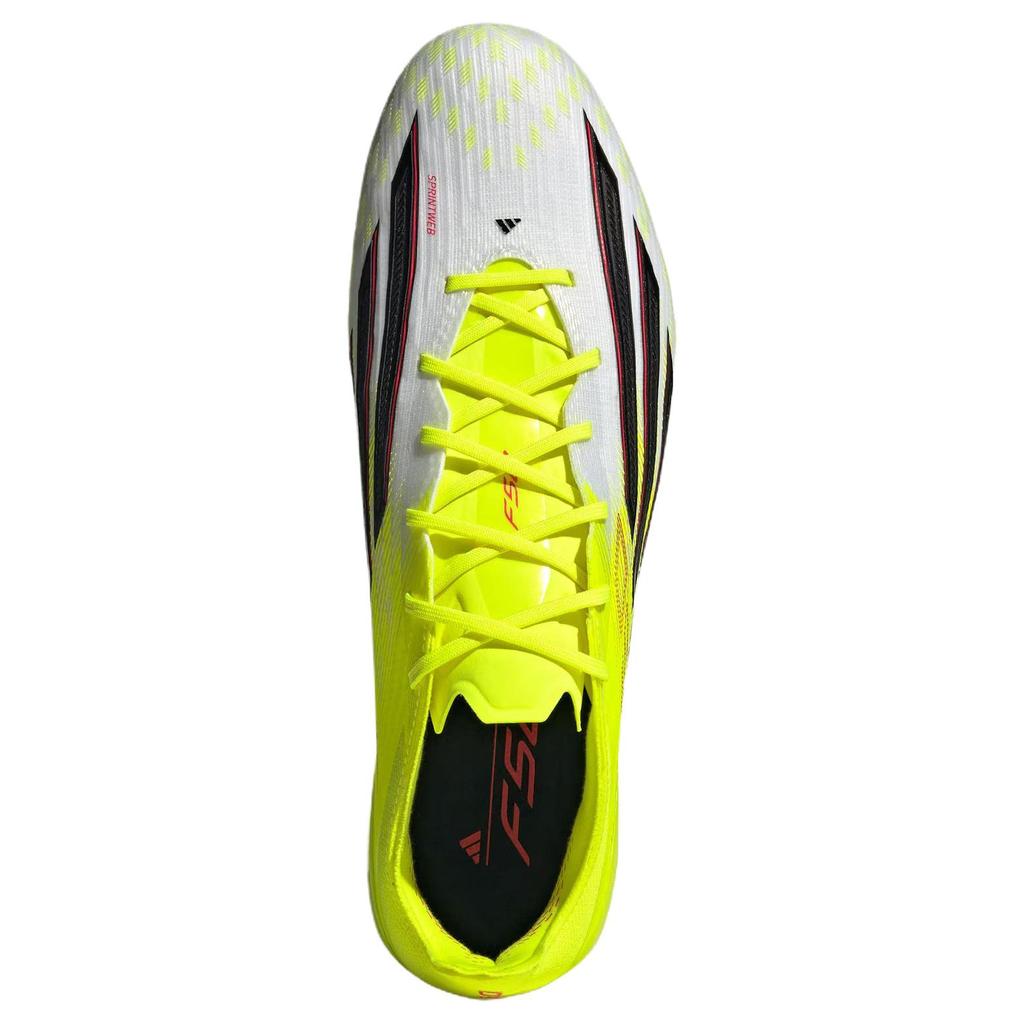 Adidas F50 Elite 2G 3G Comfortable AG (Rubber Short Studs) Artificial Grass Fabric Soccer Shoes Unisex Soccer Shoes Fluorescent-Yellow JQ1468