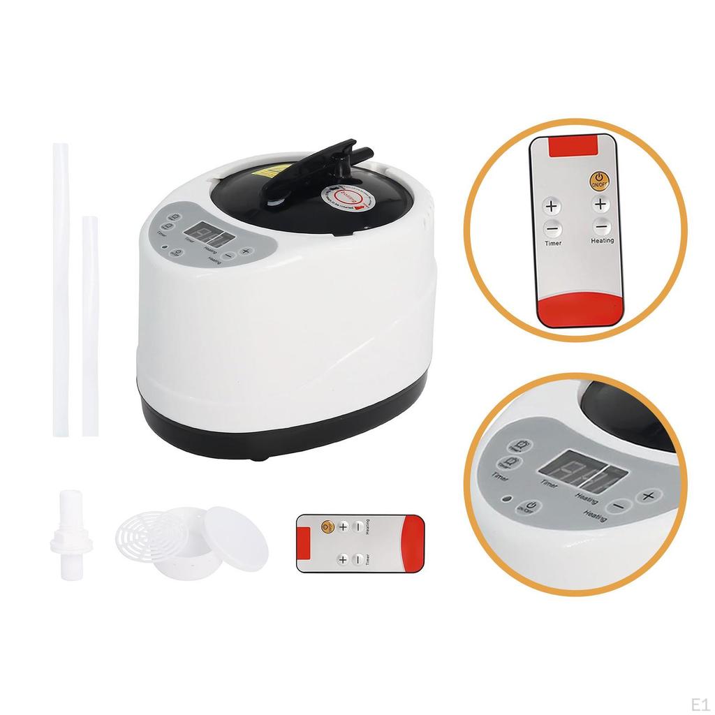 3L Sauna-Dampfgarer Maschine Auslaufsicherer Deckel Topf für Dusch-SPA