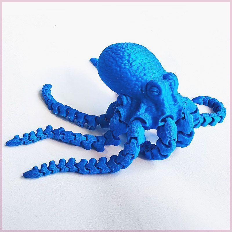 3D Printing Octopus Ornament Fish Tank Landscape Jewelry Internet Celebrity Toy Octopus Model Simulation Creative Handmade Gift