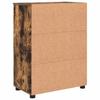 Bathroom Cabinet with Door Smoked Oak 60 x 35 x 80 cm
