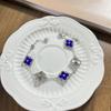 Buqi Latti Italian Brushed Craft Four-Leaf Clover Bracelet Female Natural Fritillary Room Laser Five-Flower Bracelet Jewelry