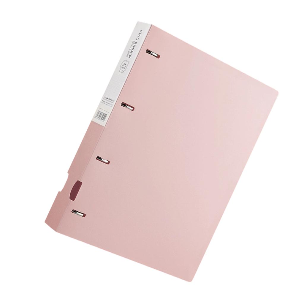4 Hole Binder Folders 4 Rings Binder File Folders Display Book Practical Document Folder for Efficient Paper Storage