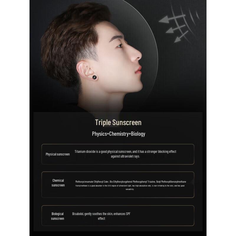 Hefengyu Men's Outdoor Sunscreen SPF50+ PA+++