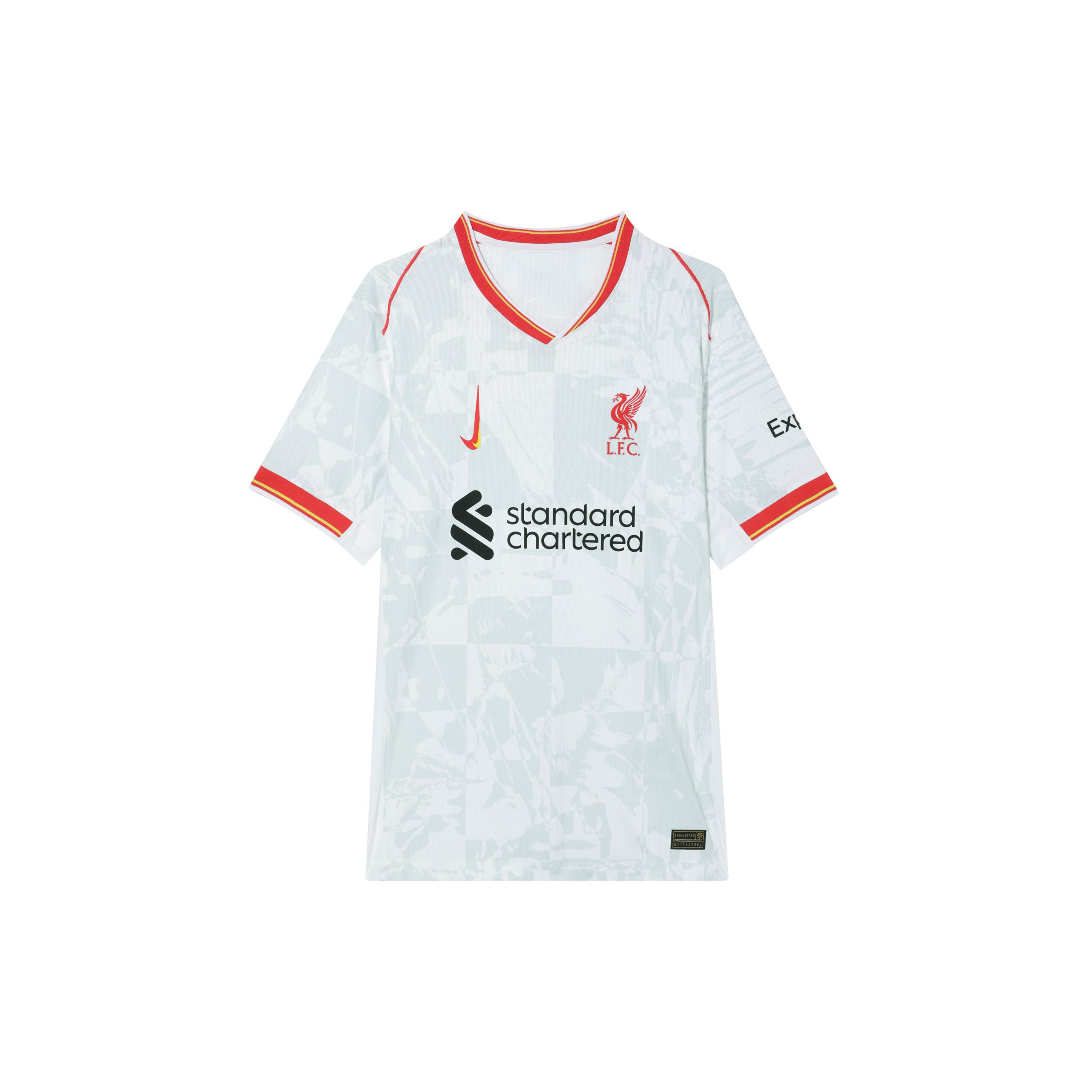 

Новая игровая третья футболка Nike Liverpool Fc 2024/25 для мужчин Nike Dri FIT Adv Футбольная аутентичная футболка FQ2013-101 2XL