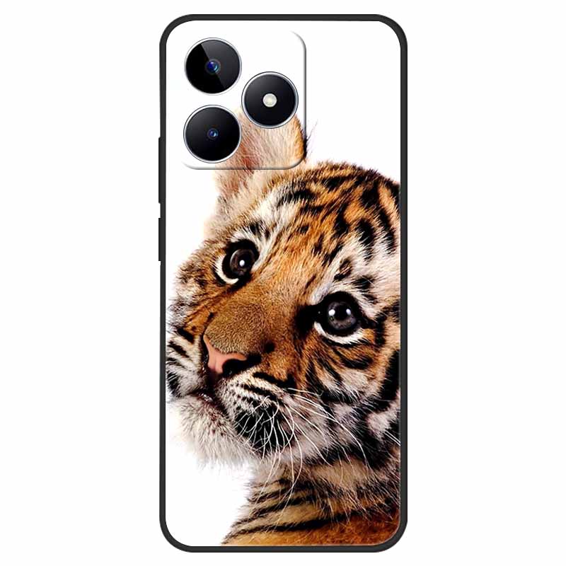 For Realme C53 Case Shockproof Soft silicone TPU Back Cover For OPPO Realme C53 4G Phone Cases Cartoon RealmeC53 C 53 2023