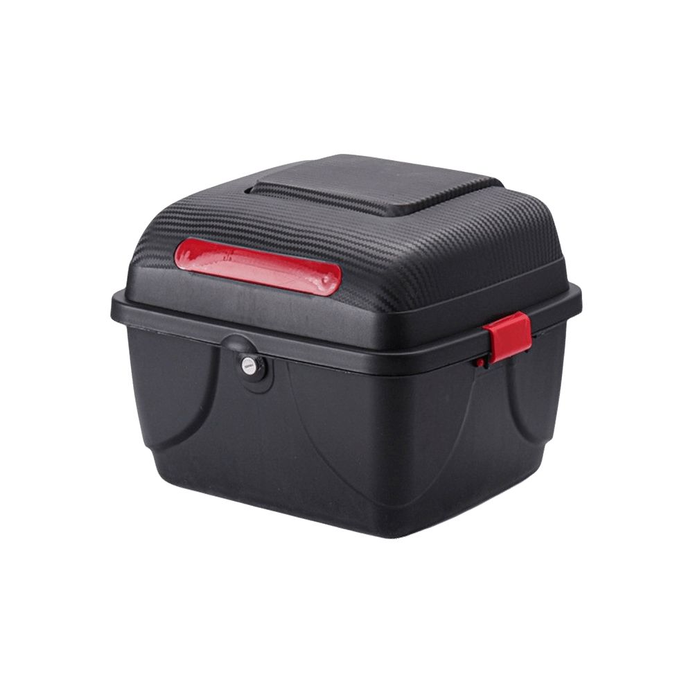 Plastic Motorcycle Rear Top Box Lockable Electric Scooter Toolbox Storage Case  Motorcycle