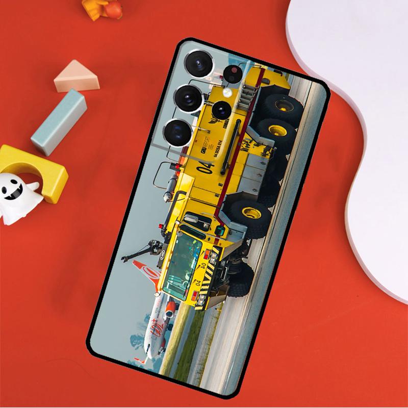 Fire Truck Phone Case For Samsung Galaxy S25 Ultra S24 Ultra S9 S10 S20 S21 S22 S24 Plus S23 FE Cover