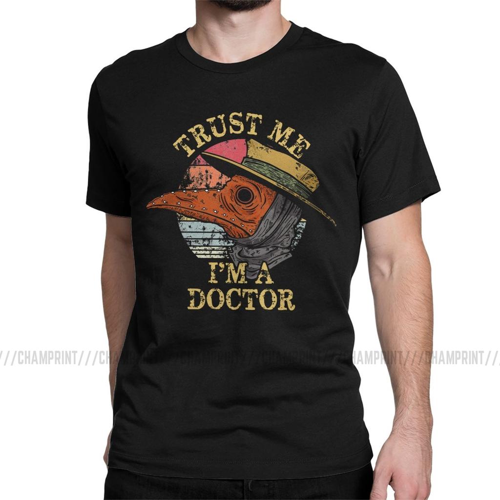 Plague Doctor Trust Me I M A Doctor Men S T Shirt Horror Halloween Black Death