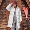 Fila Original RGB Colorful Fashion Simple Personality Retro Classic Versatile Casual Daily Comfortable Warm Long Hooded Down Jacket F11W549905F-WT